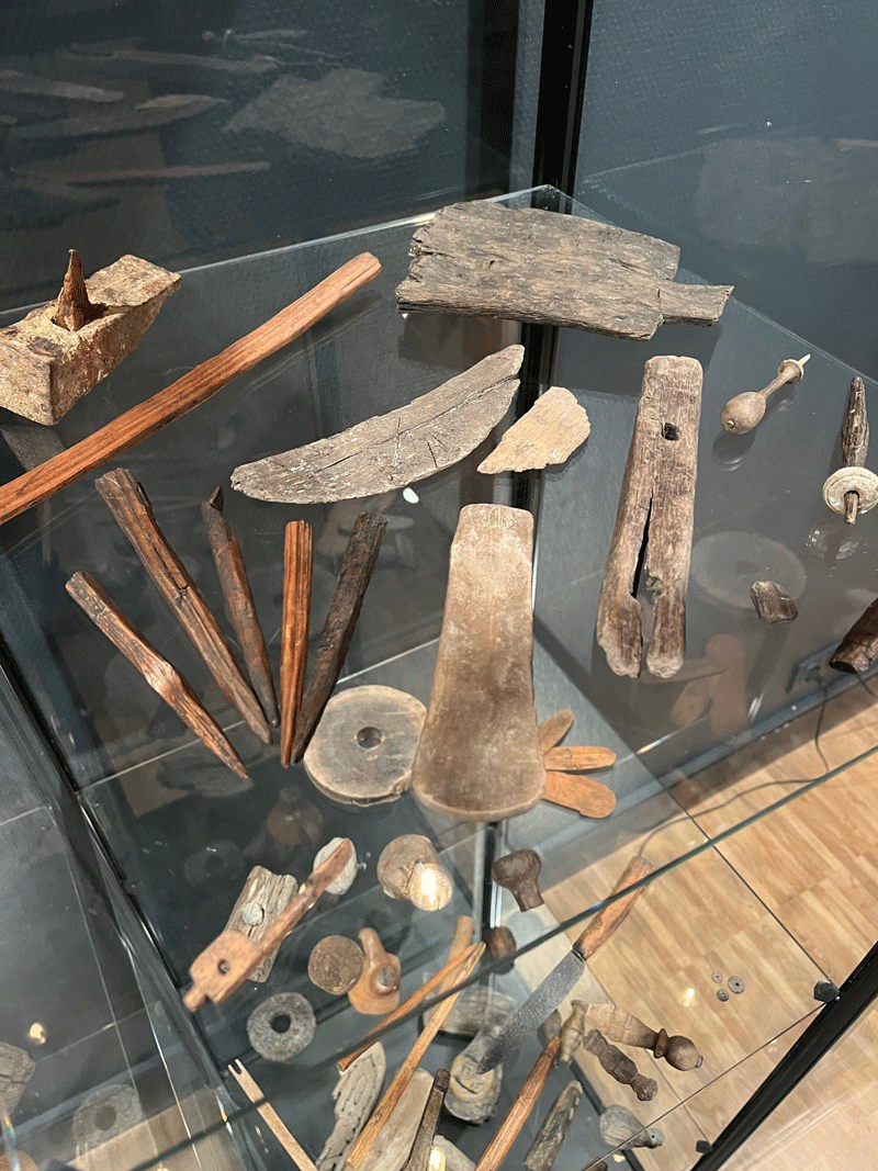 archeologische vondsten van hout