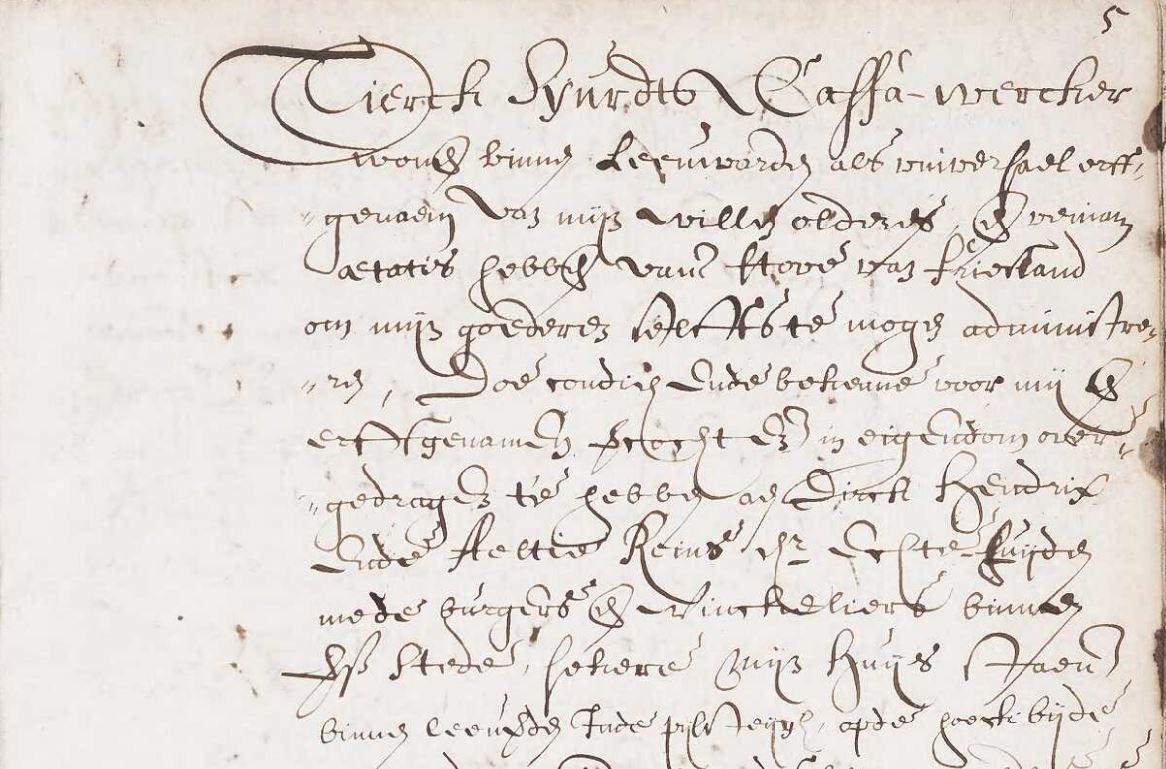 Inschrijving koopbrief groot-consentboek (1641)